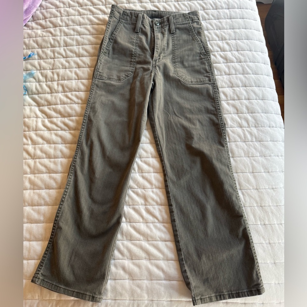 Levi's Olive Straight Leg Pants